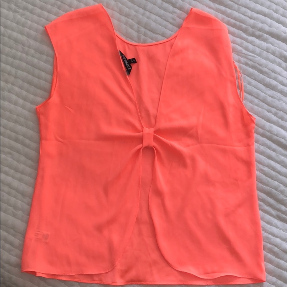 Blouse With Open Back Bow - image 2